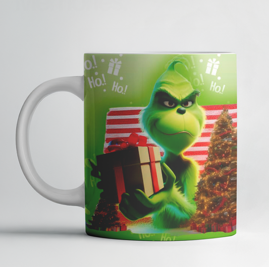 Caneca de Natal Grinch – Presente Divertido para Amigo Secreto