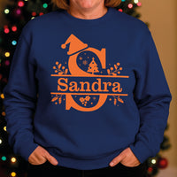 Sweatshirt de Natal  personalizável  – Acrescenta o teu nome