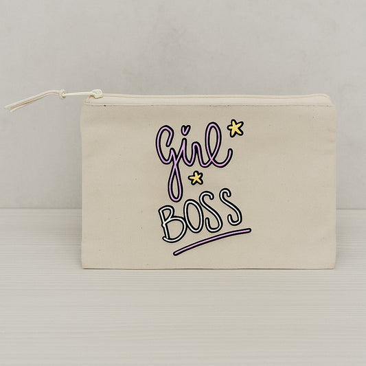 Necessaire “Girl Boss” – Estojo feminino para mulheres empreendedoras
