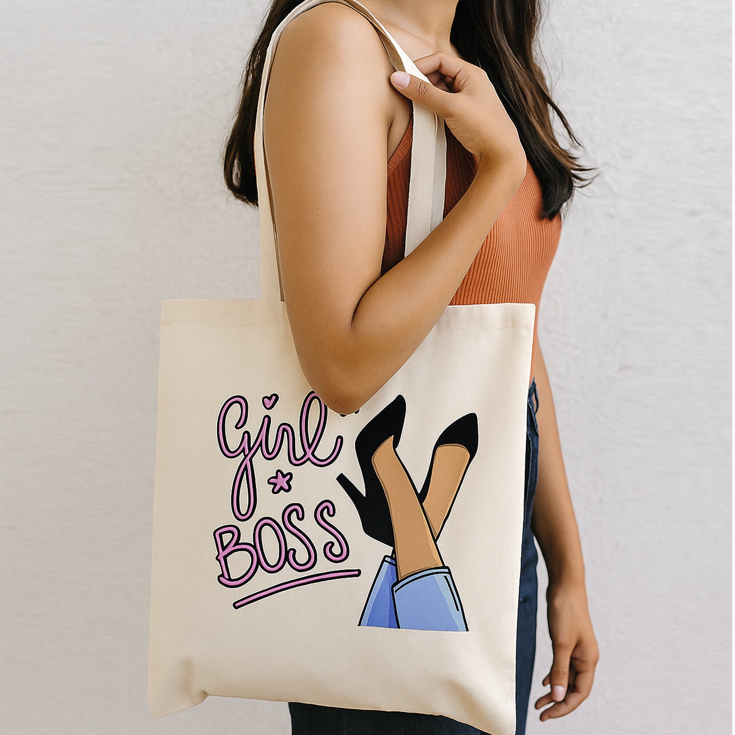 Saco de pano Girl Boss – Estilo e Atitude