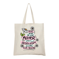 Saco de pano Mulher Bem Resolvida – Autoconfiança e Estilo