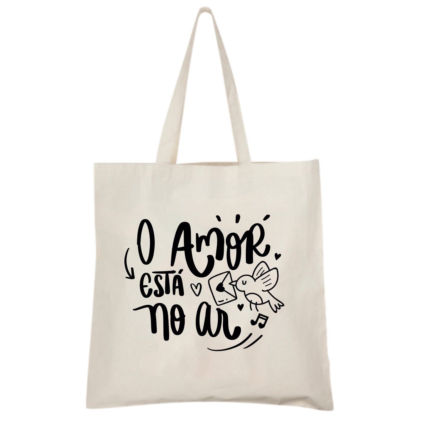 Saco de pano O Amor Está no Ar – Presente Romântico