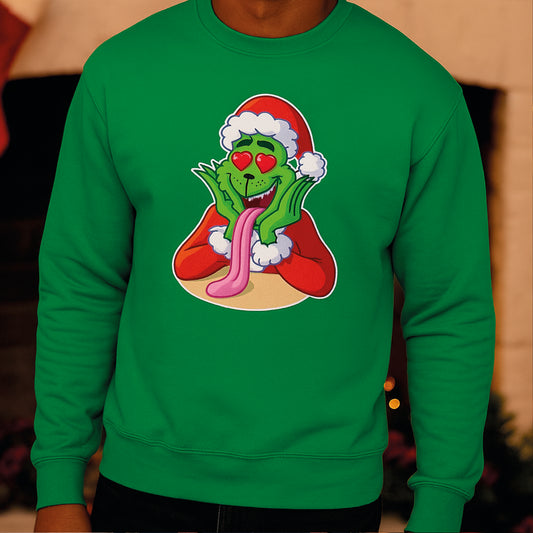 Sweatshirt Grinch Apaixonado – Natal com humor
