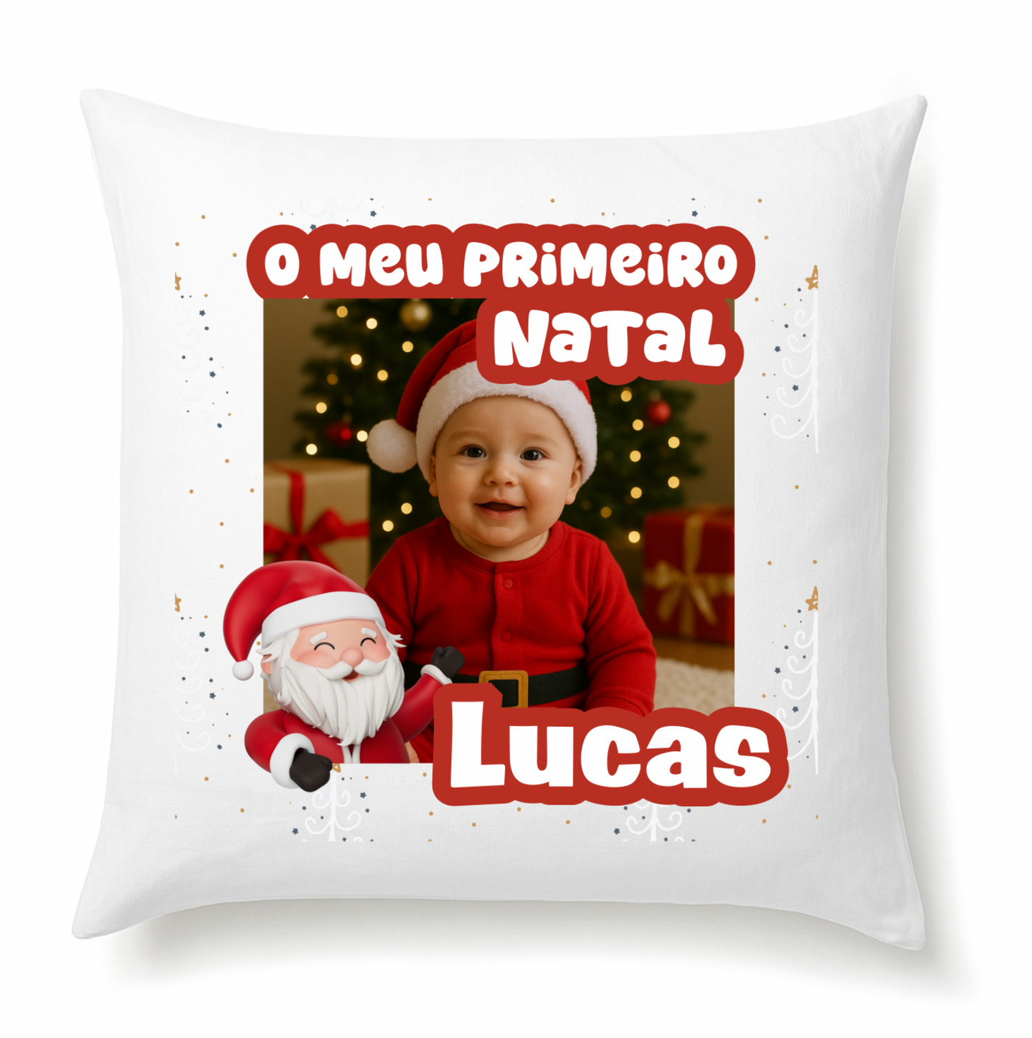 Almofada “O Meu Primeiro Natal” Personalizável