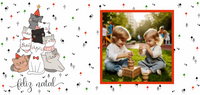 Caneca de Natal Gatinhos – Design Festivo com Foto Personalizável