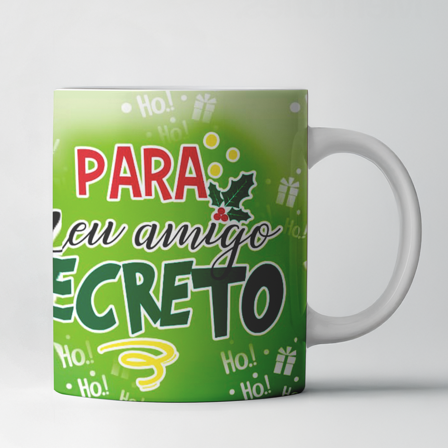 Caneca de Natal Grinch – Presente Divertido para Amigo Secreto