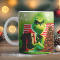 Caneca de Natal Grinch – Presente Divertido para Amigo Secreto