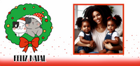Caneca de Natal Personalizada – Gatinhos na Guirlanda + Foto
