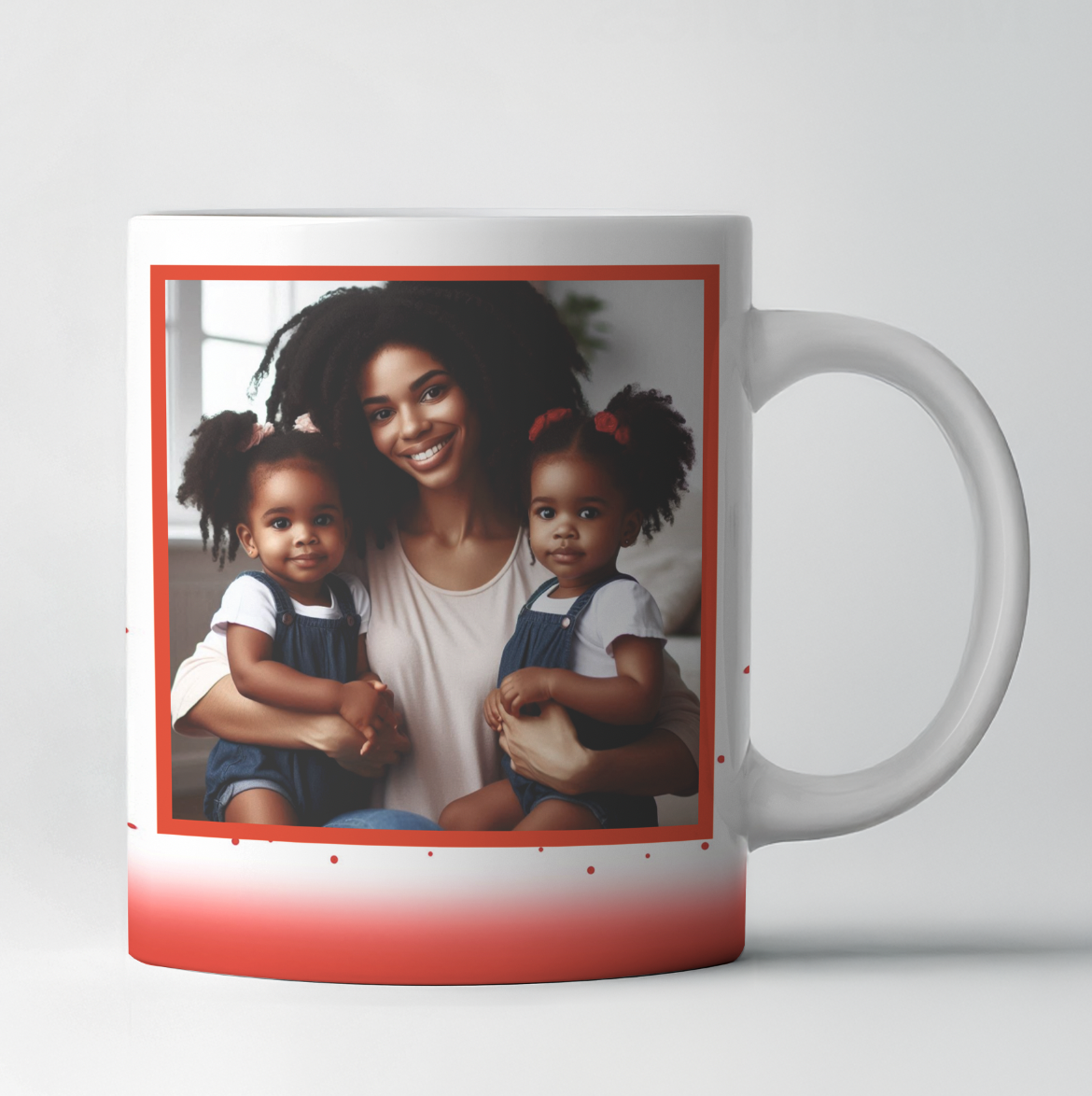 Caneca de Natal Personalizada – Gatinhos na Guirlanda + Foto