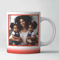 Caneca de Natal Personalizada – Gatinhos na Guirlanda + Foto