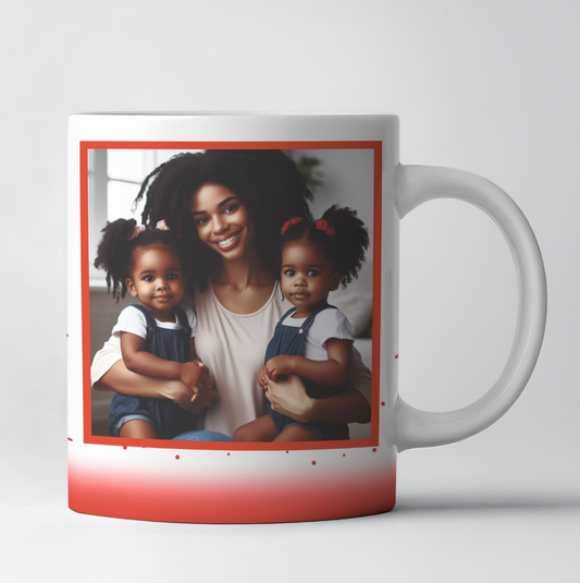 Caneca de Natal Personalizada – Gatinhos na Guirlanda + Foto