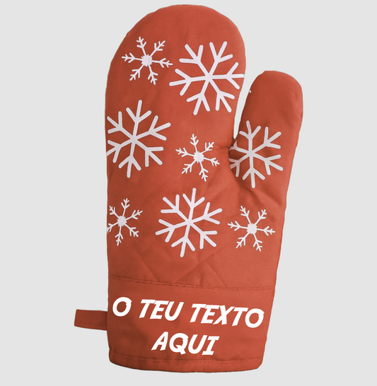 Luva de Cozinha Natalícia Personalizável
