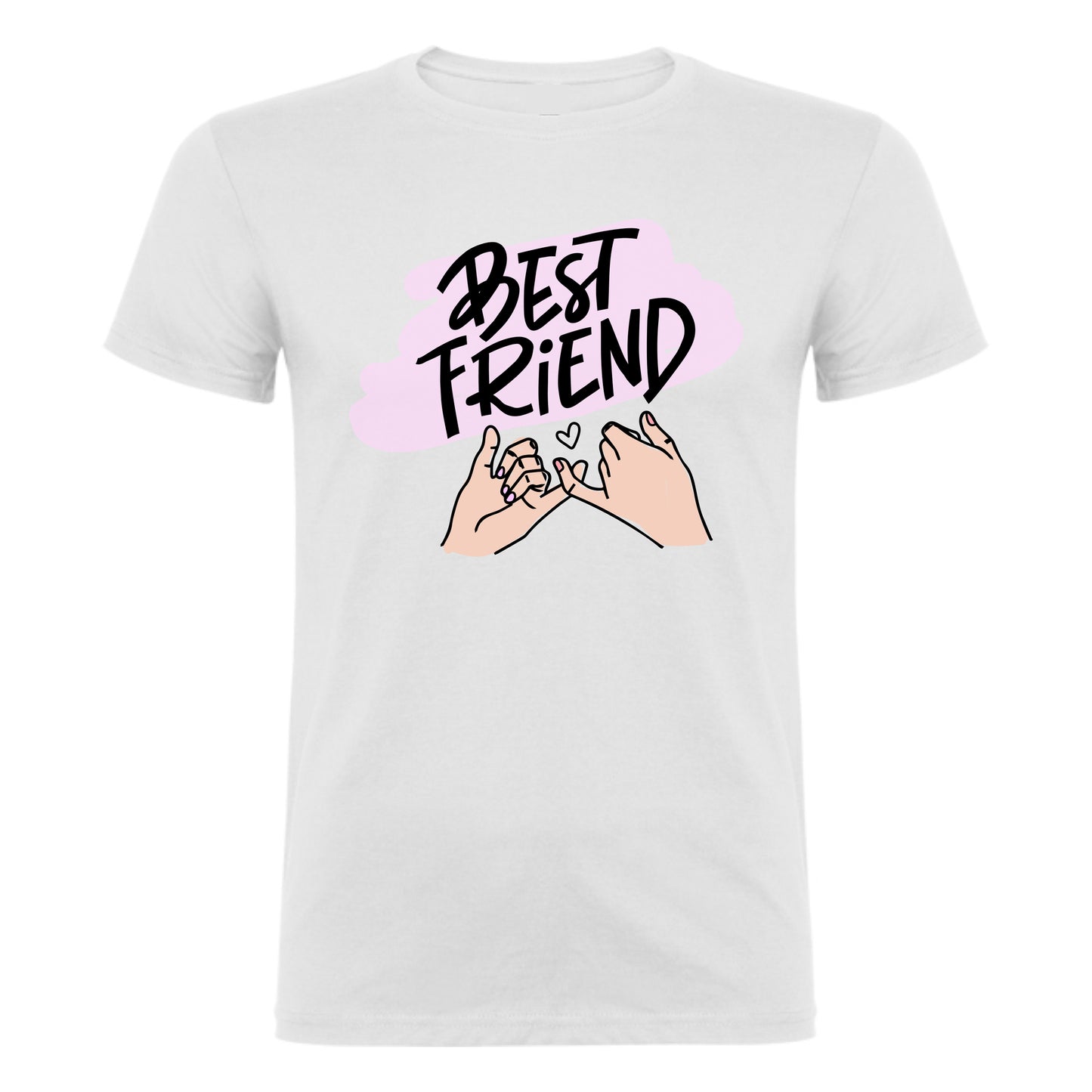 T-shirt Feminina Best Friend – Algodão Branco