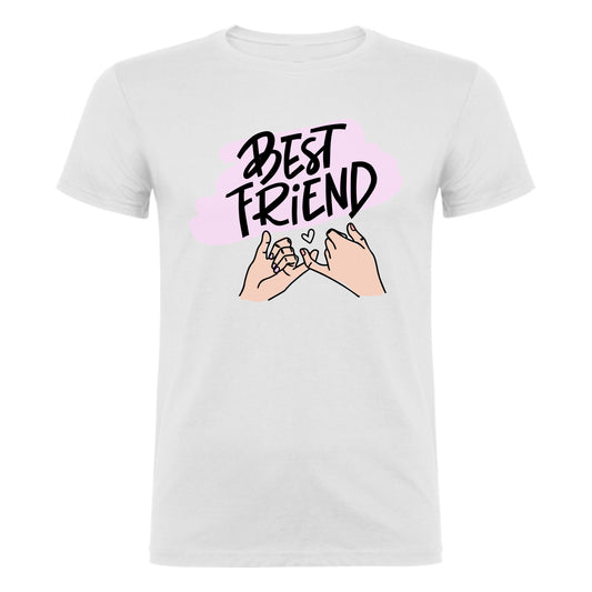 T-shirt Feminina Best Friend – Algodão Branco